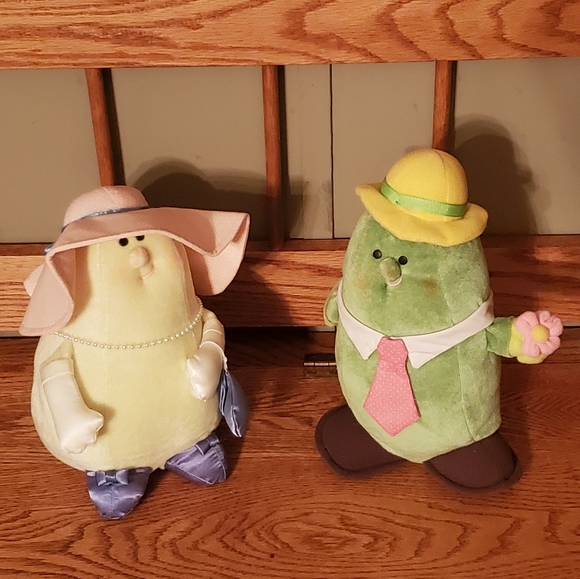 Avon Toys Avon Vintage Somersaults Miss Pear Herby Derby Cucumber Stuffed Plush Poshmark
